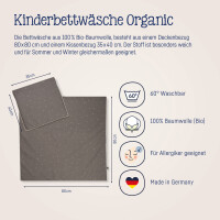 Julius Zöllner Wild Dots Bettwäsche Organic 80x80+35x40