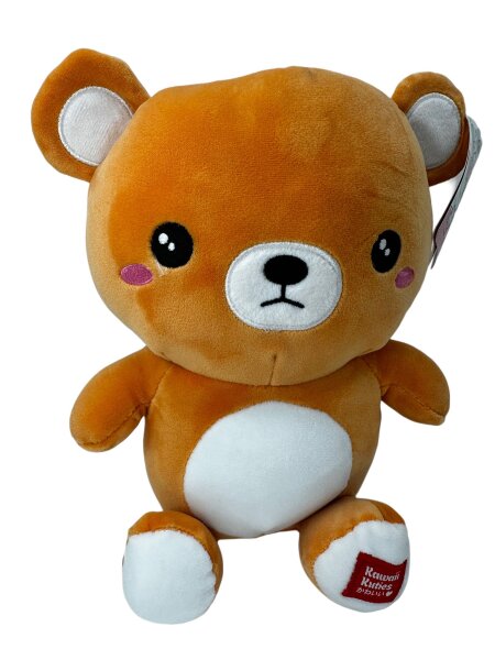 KAWAII Kuties Plüsch Kuscheltier Plüsch Plüschfigur Teddybär Stofftier für Kinder 24 cm Teddy Anime Kawaii Plush Stofftier Cute Plushie Halloween Geschenke