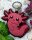 Schlüsselanhänger Mini Anhänger Geschenk Cartoon Schlüsselanhänger 6 cm Silikon Schlüsselanhänger für Handyhülle Charme Rucksack Geschenk Schlüsselanhänger Kawaii Kuties Axolotl pink
