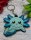 Schlüsselanhänger Mini Anhänger Geschenk Cartoon Schlüsselanhänger 6 cm Silikon Schlüsselanhänger für Handyhülle Charme Rucksack Geschenk Schlüsselanhänger Kawaii Kuties Axolotl blau