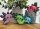 Schlüsselanhänger Mini Anhänger Geschenk Cartoon Schlüsselanhänger 6 cm Silikon Schlüsselanhänger für Handyhülle Charme Rucksack Geschenk Schlüsselanhänger Kawaii Kuties Axolotl blau
