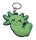 Schlüsselanhänger Mini Anhänger Geschenk Cartoon Schlüsselanhänger 6 cm Silikon Schlüsselanhänger für Handyhülle Charme Rucksack Geschenk Schlüsselanhänger Kawaii Kuties Axolotl grün