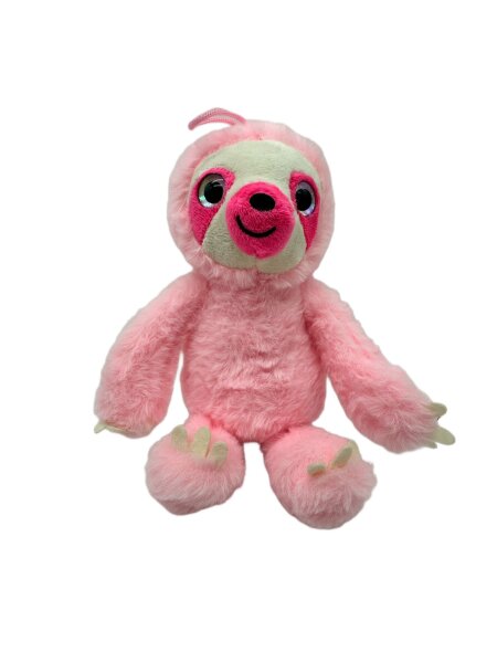 Soma Faultier Kuscheltier XXL 25 cm Faultier Plüschtier Anime Kawaii Plush Stofftier Cute Plushies Plüschtiere Plushie Halloween Weihnachten Geschenke für Kinder Faultier rosa