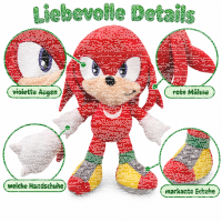 Sonic The Hedgehog perfekt Geschenkidee für Jungen&Mädchen Kinder&Fans rot