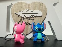 Schl&uuml;sselanh&auml;nger  Lilo & Stitch Mini Anh&auml;nger Geschenk Cartoon Schl&uuml;sselanh&auml;nger Silikon Schl&uuml;sselanh&auml;nger f&uuml;r Handyh&uuml;lle Charme Rucksack Geschenk Engel