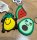 Schlüsselanhänger  Mini Anhänger Geschenk Cartoon Schlüsselanhänger Silikon Schlüsselanhänger für Handyhülle Charme Rucksack Geschenk Avocado