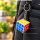 3D Puzzlewürfel Schlüsselanhänger Würfel Anhänger 3 x 3 cm Mini Anhänger Geschenk für Handyhülle Charme Rucksack Spiel Zauberwürfel Rubiks Cube 3 cm