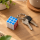 3D Puzzlewürfel Schlüsselanhänger Würfel Anhänger 3 x 3 cm Mini Anhänger Geschenk für Handyhülle Charme Rucksack Spiel Zauberwürfel Rubiks Cube 3 cm
