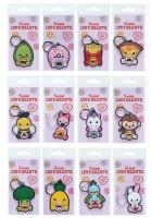 Schlüsselanhänger  Mini Anhänger Geschenk Cartoon Schlüsselanhänger Silikon Schlüsselanhänger für Handyhülle Charme Rucksack Geschenk SA Love Hearts Donut