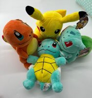Soma Pokemon Schiggy Kuscheltier Pl&uuml;schtier XXL 17 cm Stofftier Anime Kawaii Plush Stofftier Cute Plushie Halloween Weihnachten Geschenke f&uuml;r Kinder