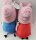 Peppa Wutz Peppa Pig rosa Kuscheltier Schorsch Pig blau Kuscheltier Plüschfigur XXL 30 cm Stofftier Geschenkidee für Kinder (Peppa Pig rosa)