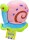 Sponge Bob Schwammkopf Spongebob Kuscheltier XXL 30 cm  Spongebob blau Plüschtier Stofftier Geschenk für Mädchen Jungen und Kinder