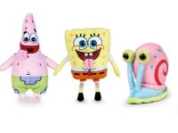 Sponge Bob Schwammkopf Gary Kuscheltier XXL 26 cm Plüschtier Stofftier Geschenk für Mädchen Jungen und Kinder (Gary)