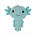 Axolotl Kuscheltier 30 cm – XL Plüschtier Molch/Echse türkis