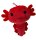 Axolotl Kuscheltier 30 cm – XL Plüschtier Molch/Echse rot