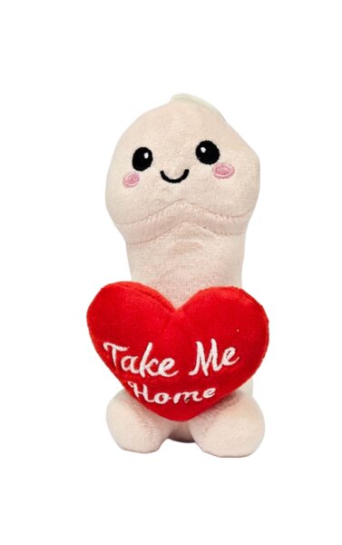Plüsch Penis Kuscheltier 15 cm beige Junggesellenabschied Geschenk