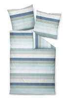 Janine Mako-Satin Bettwäsche 200 x 200 cm + 2 x 80 x 80 3 teilig  J. D. 87097-06-620 salbeigrün eukalyptus