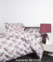 Janine Mako-Satin Bettwäsche 135 x 200 cm 80 x 80 2...
