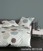Janine Mako-Satin Bettwäsche 155 x 220 cm 80 x 80 2...
