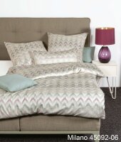 Janine Mako-Satin Bettwäsche 155 x 220 cm 80 x 80 2...