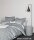Janine Mako-Satin Bettwäsche 135 x 200 cm 80 x 80 2 teilig  MILANO 45097-08-500 opalgrau