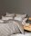 Janine Mako-Satin Bettwäsche 155 x 220 cm 80 x 80 2 teilig  MILANO 45097-07-512 taupe