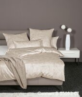 Janine Interlock-Jersey Bettwäsche 135 x 200 cm 80 x 80 2 teilig  CARMEN S 55093-07-500 naturell