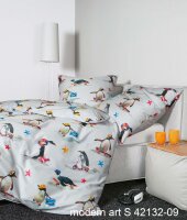 Janine Mako-Satin Bettwäsche 135 x 200 cm 80 x 80 2...