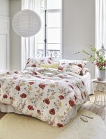 Irisette Seersucker Bettwäsche Set Easy 8519 rot 155...