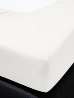 Irisette Tencel-Stretch Spannbetttuch Erba 0030 weiss 150 x 200 cm + 140-160 x 200-220 cm