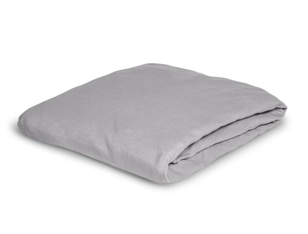 Irisette Tencel-Stretch Spannbetttuch Erba 0030 silber 100 x 200 cm + 90-100 x 200-220 cm