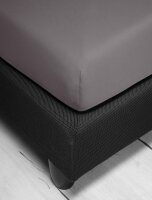 Irisette Tencel-Stretch Spannbetttuch Erba 0030 grau 150 x 200 cm + 140-160 x 200-220 cm