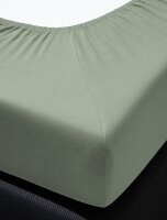 Irisette Tencel-Stretch Spannbetttuch Erba 0030 salbei 150 x 200 cm + 140-160 x 200-220 cm