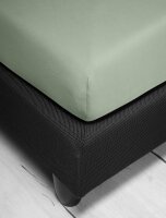 Irisette Tencel-Stretch Spannbetttuch Erba 0030 salbei 150 x 200 cm + 140-160 x 200-220 cm
