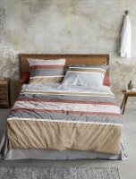 Irisette Feinbiber Bettwäsche Set Panda 8543 rot 155...