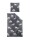 Irisette Feinbiber Bettwäsche Set Panda 8545 blau 135 x 200 cm + 1 Kissenbezug 80x80 cm