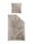 Irisette Mako-Satin uni Bettwäsche Set uni Paris 8000 beige 140 x 200 cm + 1 Kissenbezug 90x70 cm
