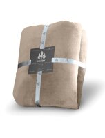 Irisette Kuscheldecke uni Decken Relax 8900 mocca 150 x...