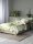 Irisette Mako-Satin Bettwäsche Set Tokio 8572 grün 135 x 200 cm + 1 Kissenbezug 80x80 cm