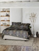 Irisette Mako-Satin Bettwäsche Set Wave 8539 grau...