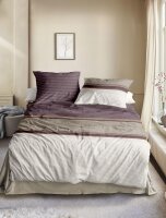 Irisette Mako-Satin Bettwäsche Set Wave 8563 beere...