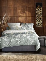 Irisette Mako-Satin Bettwäsche Set Wave 8568 petrol...