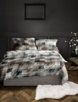 Irisette Mako-Satin Bettwäsche Set Wave 8573 natur...