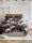 Irisette Mako-Satin Bettwäsche Set Wave 8574 multi 135 x 200 cm + 1 Kissenbezug 80x80 cm