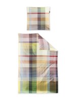 Irisette Mako-Satin Bettwäsche Set Wave 8891 multi 155 x 200 cm + 1 Kissenbezug 80x80 cm