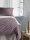 Irisette Mako-Satin Bettwäsche Set Wave-HK 8557 mauve 155 x 220 cm + 1 Kissenbezug 80x80 cm
