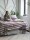 Irisette Mako-Satin Bettwäsche Set Wave-HK 8559 mauve 155 x 220 cm + 1 Kissenbezug 80x80 cm