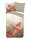 Good Morning Renforcé Bettwäsche 155 X 220 cm + 1- 80 X 80 cm Poppies flowers and butterflies bunt