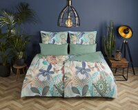 hip Mako Satin Bettwäsche 200 X 200 cm + 2- 80 X 80...