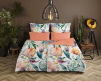 hip Mako Satin Bettwäsche 200 X 200 cm + 2- 80 X 80...